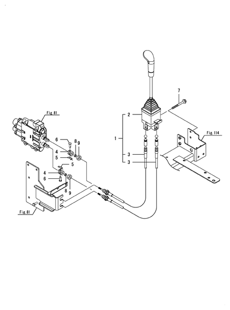 LEVER(SCV (LX4100(YANMAR))