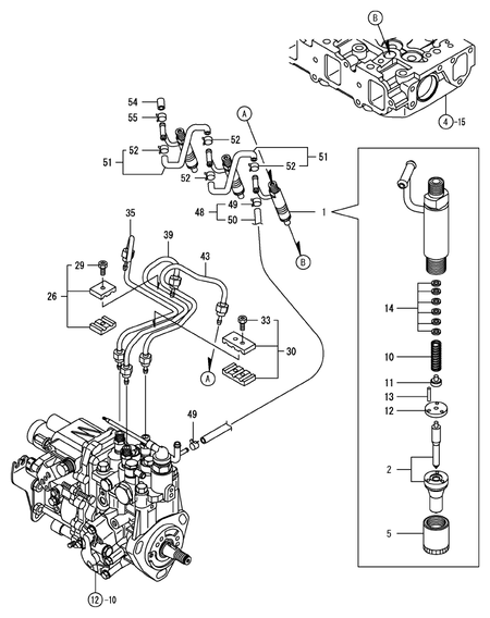 FUEL INJECTION VALVE (3TNV84-NRE)