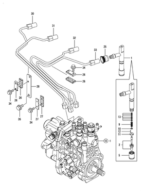 FUEL INJECTION VALVE (4TNV106T-GGE) FUEL INJECTION VALVE (4TNV106T-GGE)