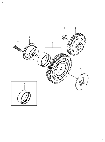 DRIVING GEAR (4TN107FHT-5SMUF) DRIVING GEAR (4TN107FHT-5SMUF)