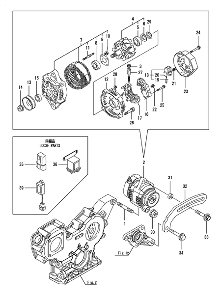 GENERATOR (4TNV84T-BGGQ) GENERATOR (4TNV84T-BGGQ)
