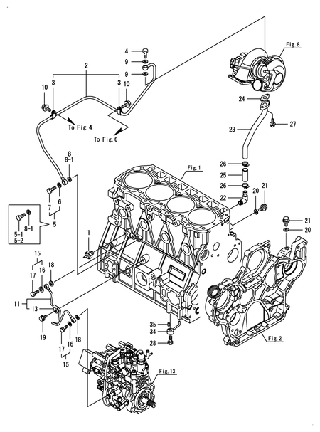 LUB.OIL LINE (4TNV98T-ZSLY)
