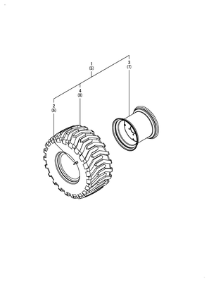 REAR WHEEL TIRE(R4) (SA223)