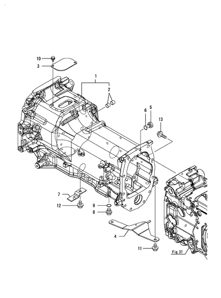 CLUTCH HOUSING (LX4100(YANMAR))