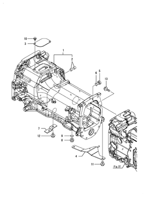 CLUTCH HOUSING (LX4100(YANMAR)) CLUTCH HOUSING (LX4100(YANMAR))