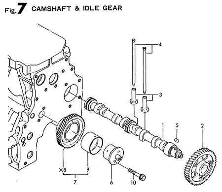 CAMSHAFT & DRIVING GEAR (4TN82E-RNS)