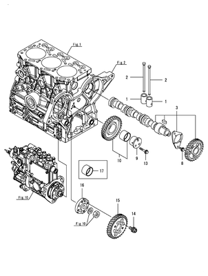 CAMSHAFT & DRIVING GEAR (TNV) CAMSHAFT & DRIVING GEAR (TNV)