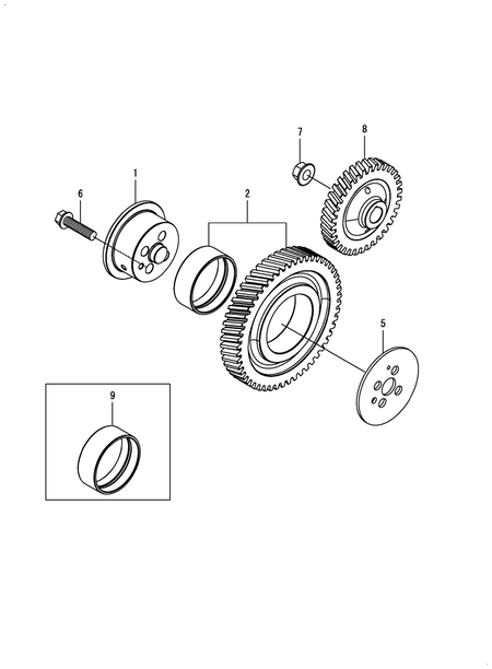 DRIVING GEAR (4TN107FHT-4SSH1) DRIVING GEAR (4TN107FHT-4SSH1)