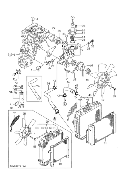COOLING WATER SYSTEM (4TNE88-ETB) COOLING WATER SYSTEM (4TNE88-ETB)