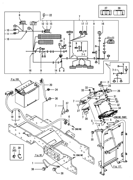 WIRE HARNESS(ENGINE) (YT359Y)