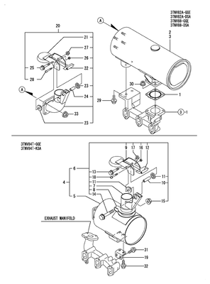 SILENCER & TAIL PIPE (3TNV82A-DSA) SILENCER & TAIL PIPE (3TNV82A-DSA)