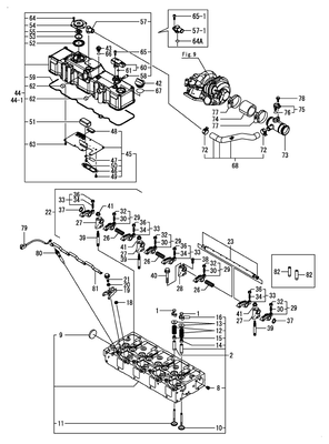 CYLINDER HEAD & BONNET (4TNV98CT-NVT)