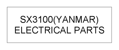 ELECTRICAL PARTS (SX3100(YANMAR))