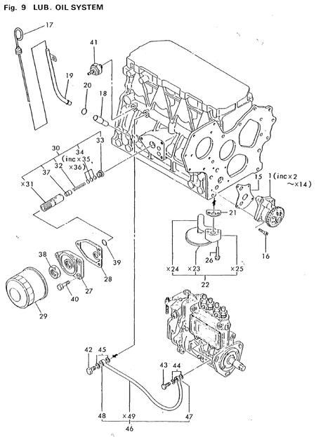 LUB. OIL SYSTEM (4TNA78E-RDWF) LUB. OIL SYSTEM (4TNA78E-RDWF)