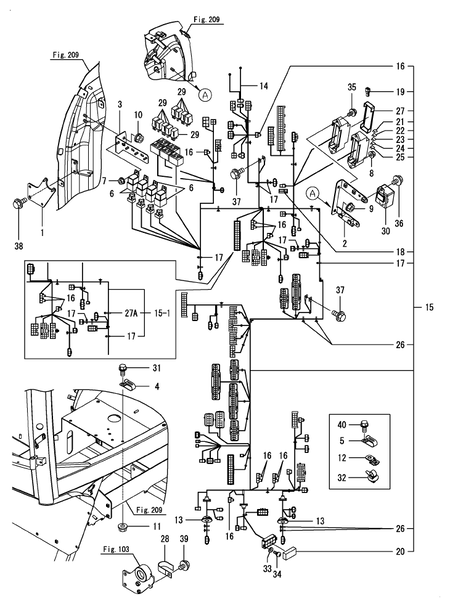 WIRE HARNESS(FLOOR) (YT5113AC)
