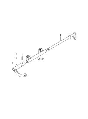 P.T.O. LEVER (YM342A)