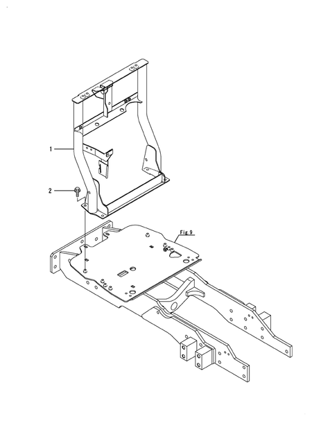FRONT FRAME (EX450(YANMAR))