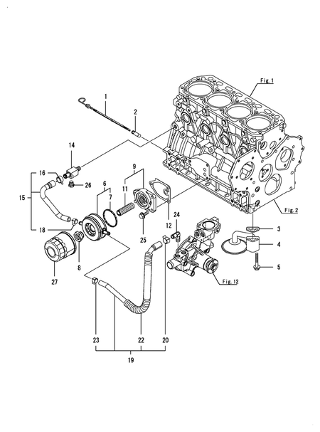 LUB. OIL SYSTEM (4TNV84T-BGGQ) LUB. OIL SYSTEM (4TNV84T-BGGQ)