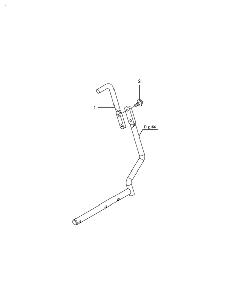 DIFFERENTIAL LOCK PEDAL (LX490(YANMAR))
