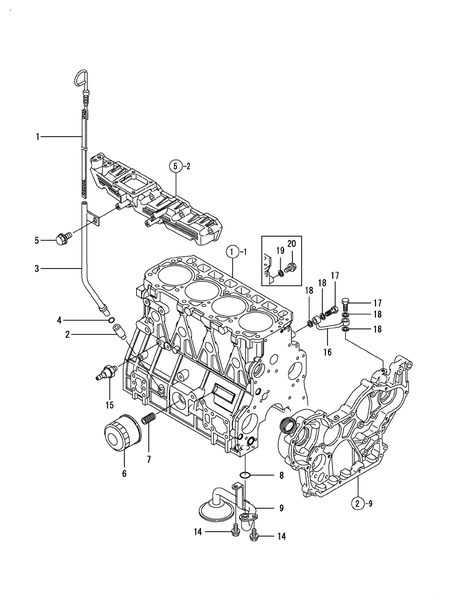 LUB.OIL SYSTEM (4TNE98-URTL)
