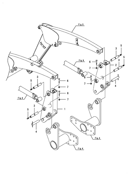 SUPPORT FRAME (CL400(YANMAR))