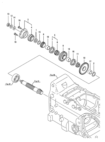 COUNTER SHAFT (EX450(YANMAR))