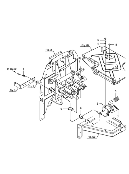 FOOT ACCEL (LX410(YANMAR))