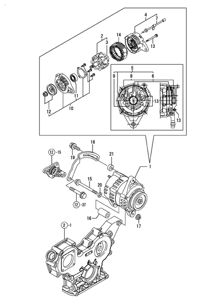 GENERATOR (4TNV84T-DFM)