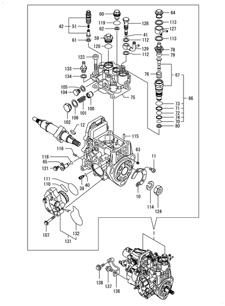 FUEL INJECTION PUMP (4TNV84T-BMDP) FUEL INJECTION PUMP (4TNV84T-BMDP)