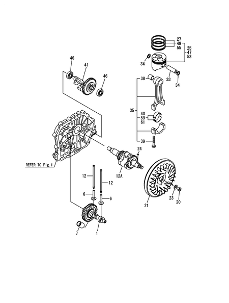 CRANKSHAFT,PISTON&CAMSHAFT (L100N6-PYT) CRANKSHAFT,PISTON&CAMSHAFT (L100N6-PYT)