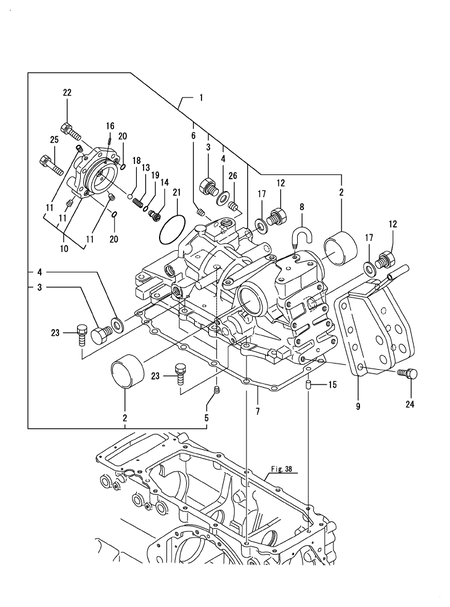 HYD.CYLINDER CASE (EX450(YANMAR))