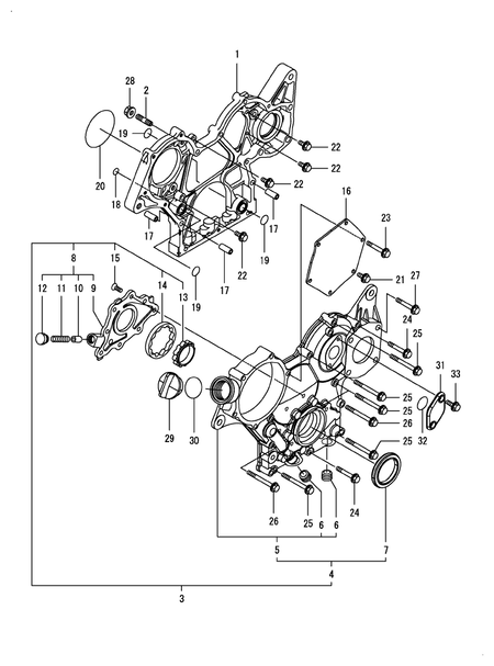 GEAR HOUSING (3TNV80F-NXDYA)