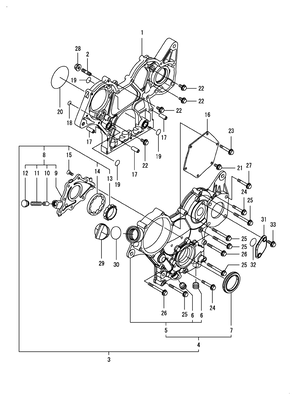 GEAR HOUSING (3TNV80F-NXDYA) GEAR HOUSING (3TNV80F-NXDYA)