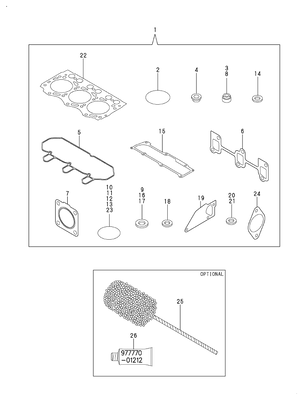 GASKET SET & TOOLS (3TNV76-CSA3)