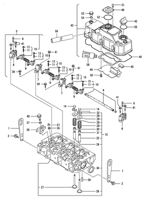 CYLINDER HEAD & BONNET (3TNV84T-KSA) CYLINDER HEAD & BONNET (3TNV84T-KSA)