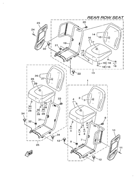 SEAT 3 (YU700G-RD(2022US))