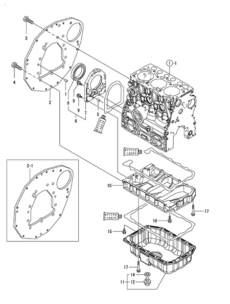 MOUNTING FLANGE & OIL SUMP (3TNV70-PUKN)