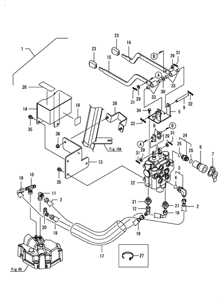 VALVE(REAR REMOTE) (SA424)