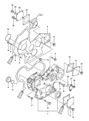 GEAR HOUSING (4TNV84T-BMRG1)