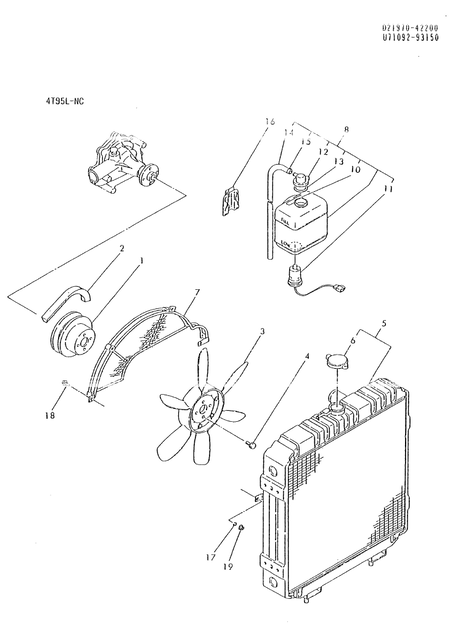 RADIATOR & FAN (4T95LT-NC) RADIATOR & FAN (4T95LT-NC)