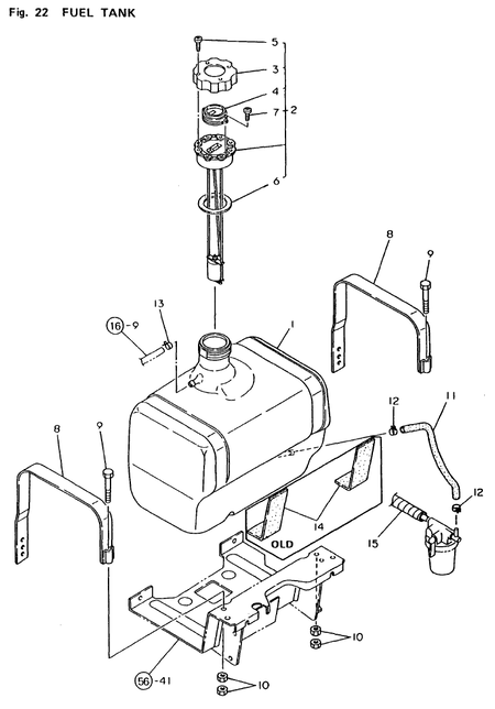 FUEL TANK (YM140D)