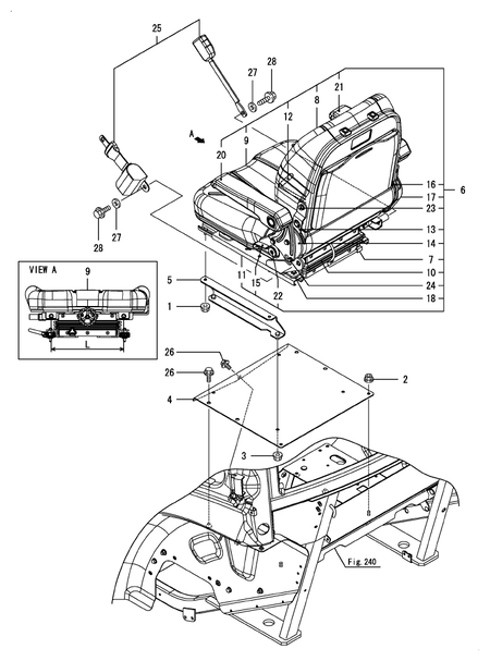 SEAT(CABIN) (YT359Y)