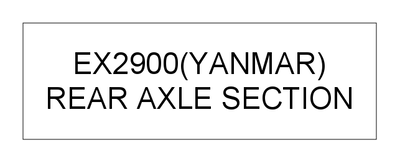 REAR AXLE SECTION (EX2900(YANMAR))