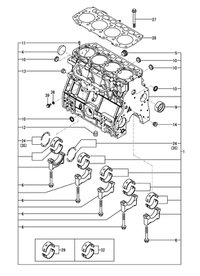 CYLINDER BLOCK (TNV) CYLINDER BLOCK (TNV)