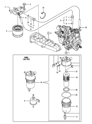 FUEL LINE (3TNV84T-BKSA2) FUEL LINE (3TNV84T-BKSA2)