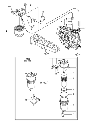 FUEL LINE (3TNV88-BDSA2)