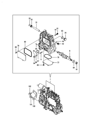 FUEL INJECTION PUMP (3TNM74F-SAFS) FUEL INJECTION PUMP (3TNM74F-SAFS)