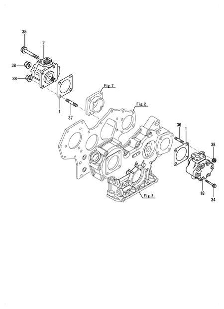 HYDRAULIC PUMP (3TNV88-XRE1)