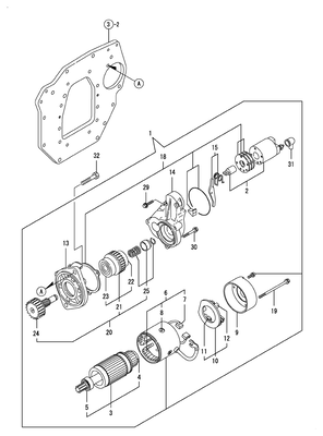 STARTING MOTOR (4TNV88-BDSA3) STARTING MOTOR (4TNV88-BDSA3)
