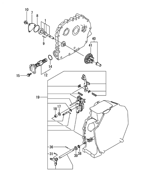 LUB. OIL PUMP & GOVERNOR (L70V6-PYYI)